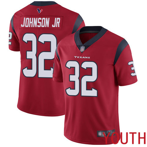Houston Texans Limited Red Youth Lonnie Johnson Alternate Jersey NFL Football #32 Vapor Untouchable